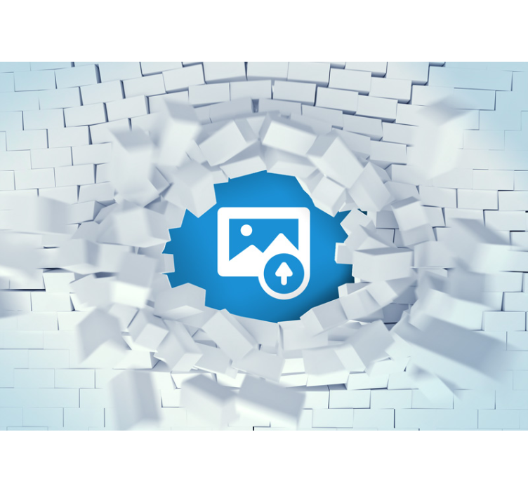 Trompe-l'oeil 3d fototapet - Tenstickers