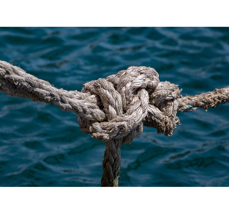 Nautisk knutstyrka Fototapeter Hav - Tenstickers