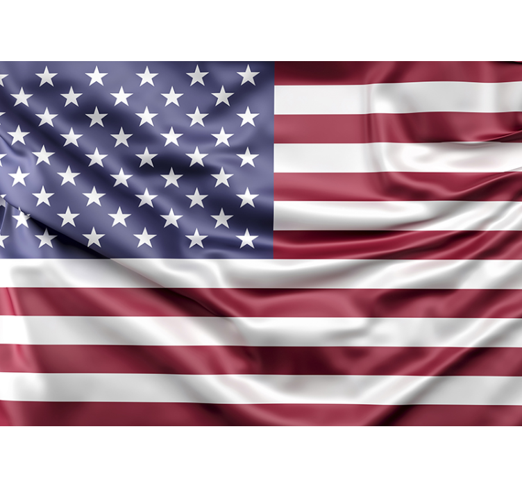 Usa flagga fototapet - Tenstickers