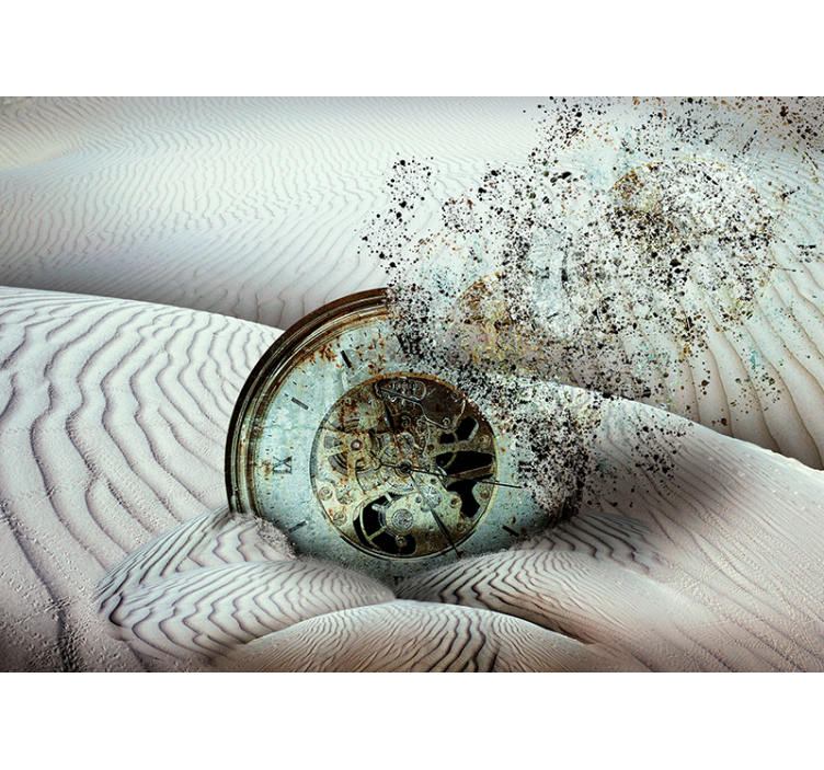 Surrealistiska öken abstrakt fototapeter - Tenstickers