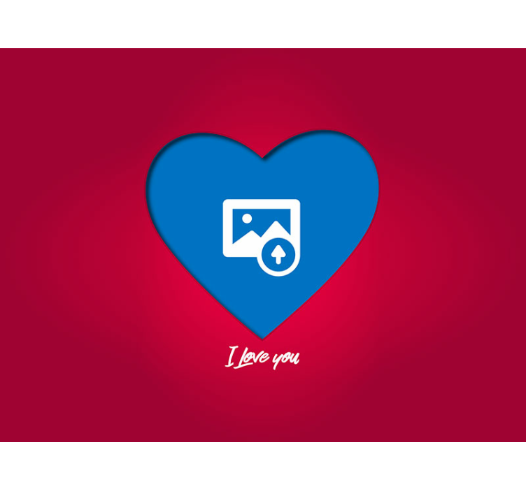 Innerlig kontakt Fototapeter Kärlek - Tenstickers