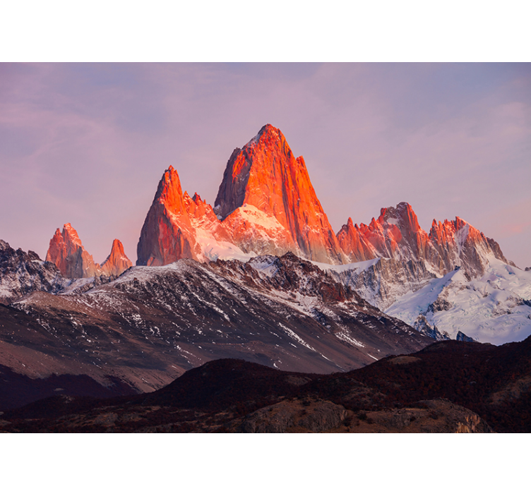 Patagonias landskap natur tapet - Tenstickers