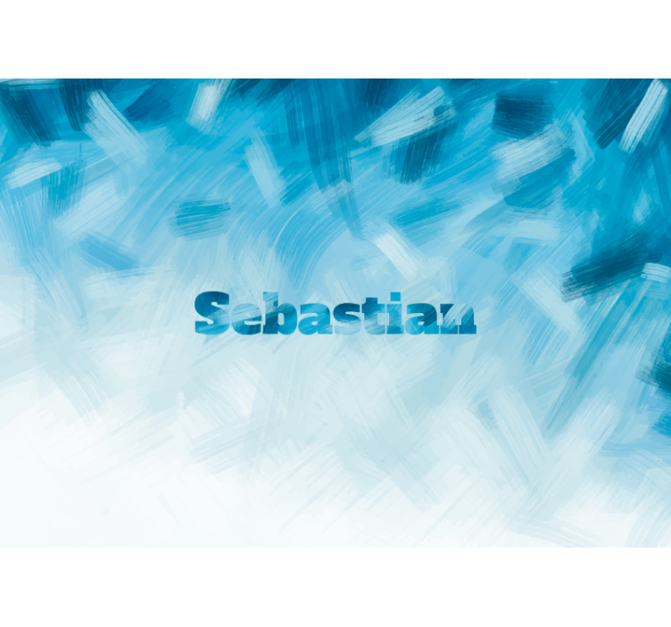 Enkel måla stänk namn anpassade fototapeter - Tenstickers