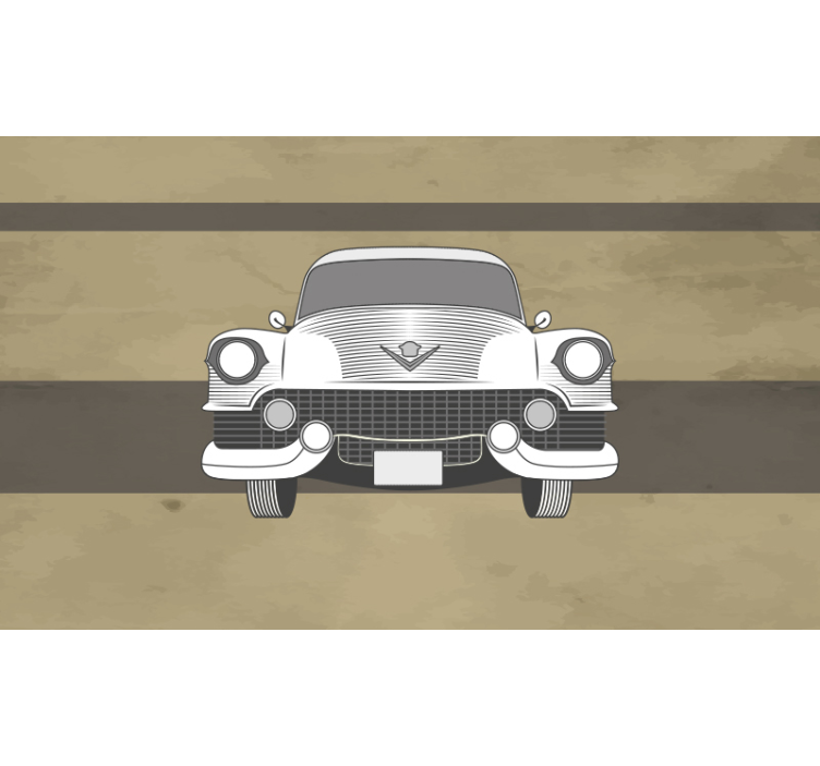Klass av 51 cadillac vintage fototapet - Tenstickers