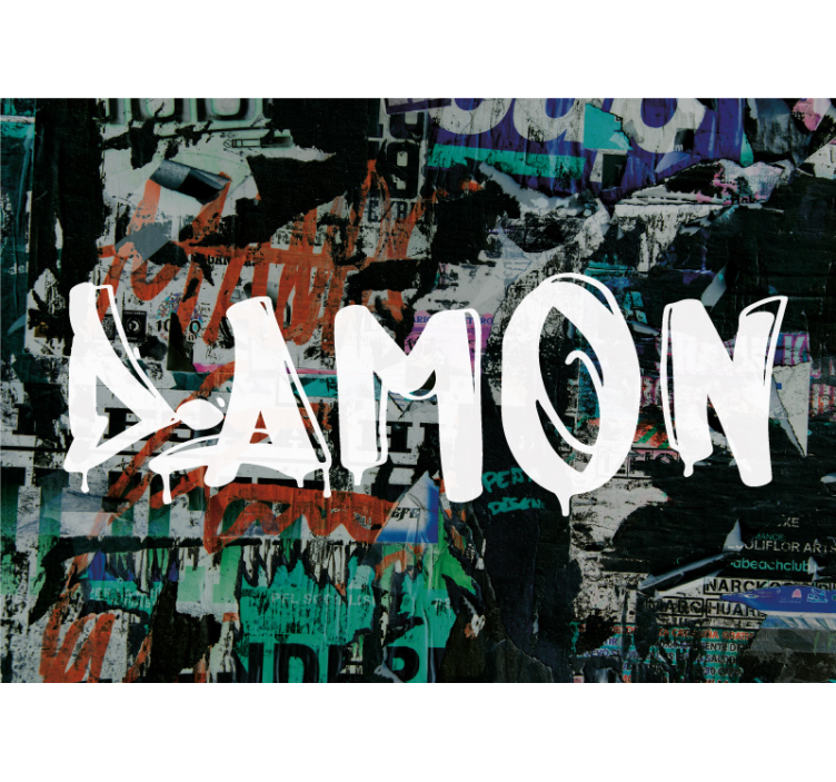 Urban schablonkonst Fototapeter Urban konst - Tenstickers