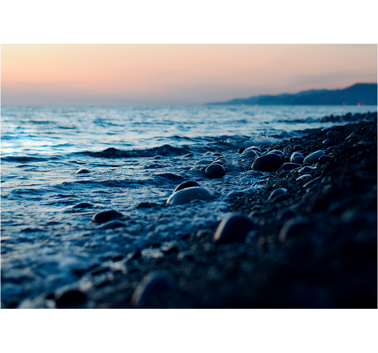 Havets vågor lugn Fototapeter Natur - Tenstickers