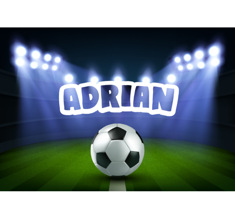 Fotbollsmatch på en stadion tonåriga fototapeter - Tenstickers