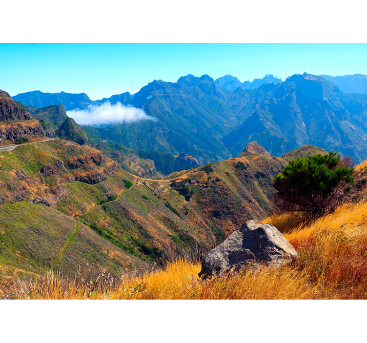 Madeira ö berg fototapeta - Tenstickers