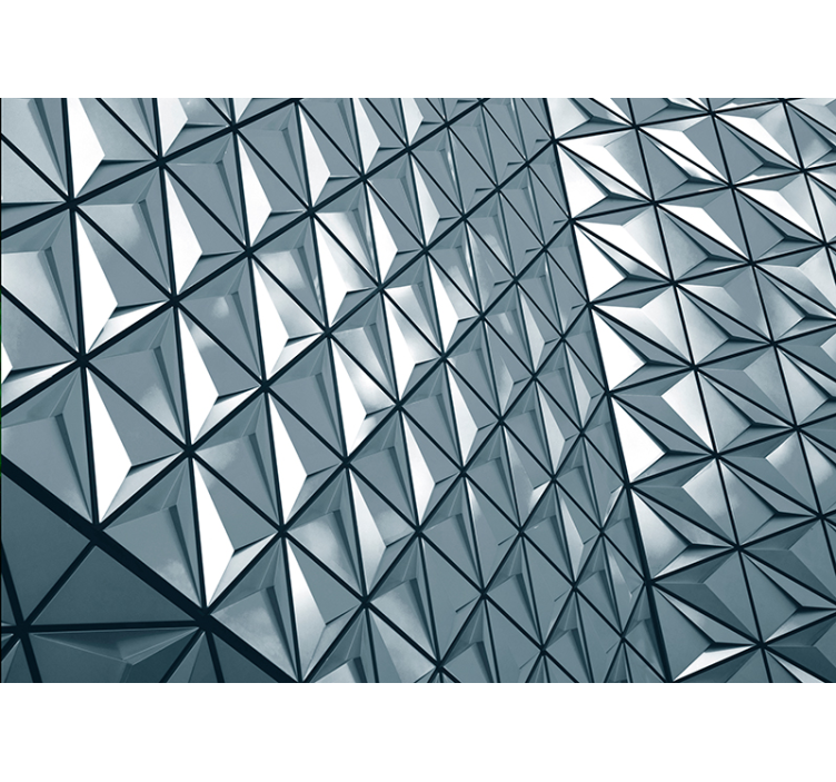 Geometrisk mönstrad yta Fototapeter abstrakt - Tenstickers