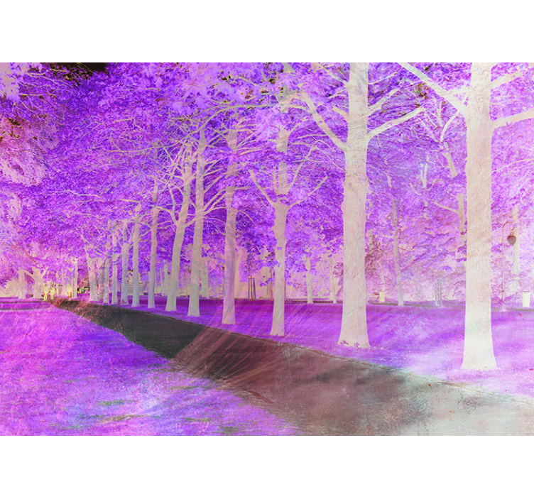 Grönskande stig Fototapeter Natur - Tenstickers