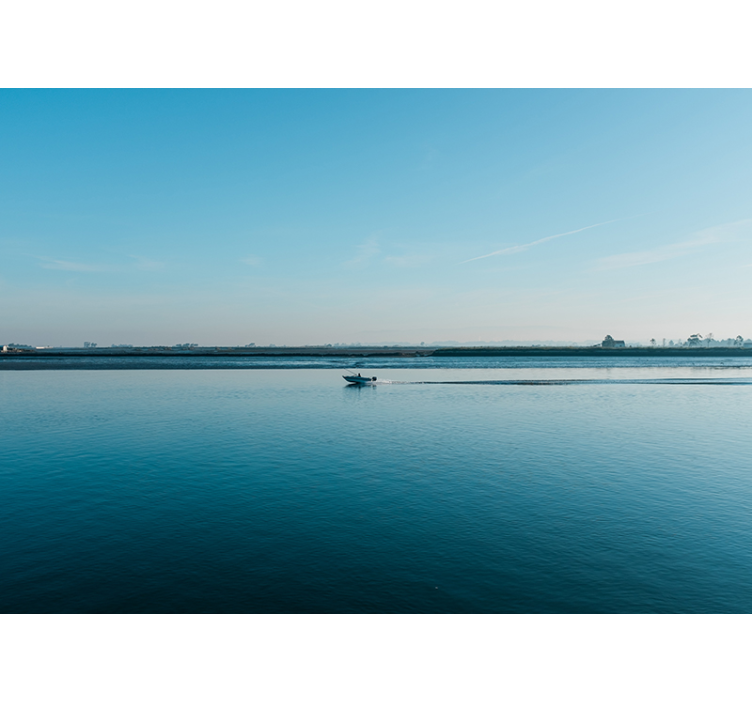 Lugn vattenscen Fototapeter Landskap - Tenstickers