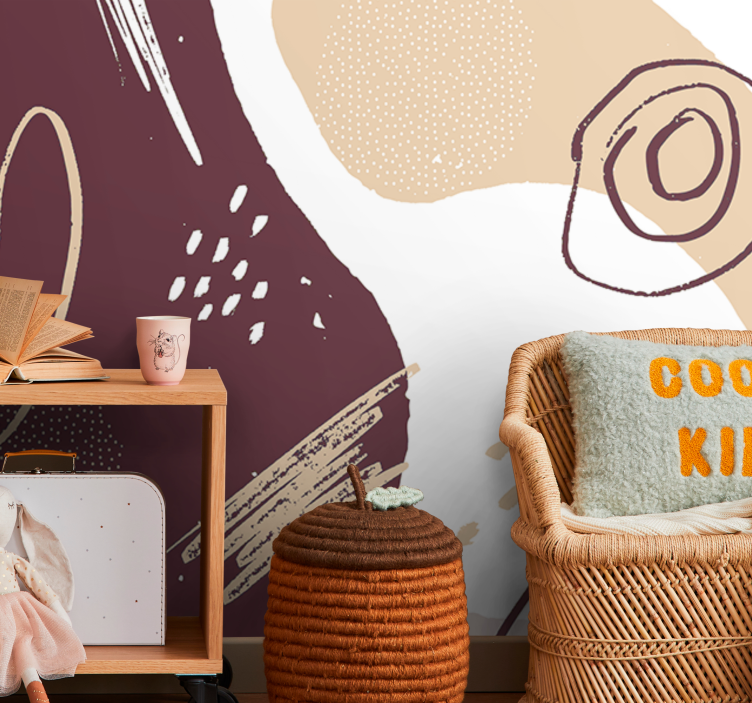 Abstrakta geometriska former Fototapeter abstrakt - Tenstickers