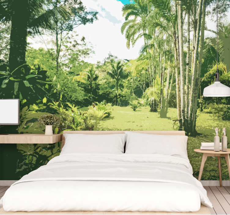 Amazon jungle forest fototapet - Tenstickers