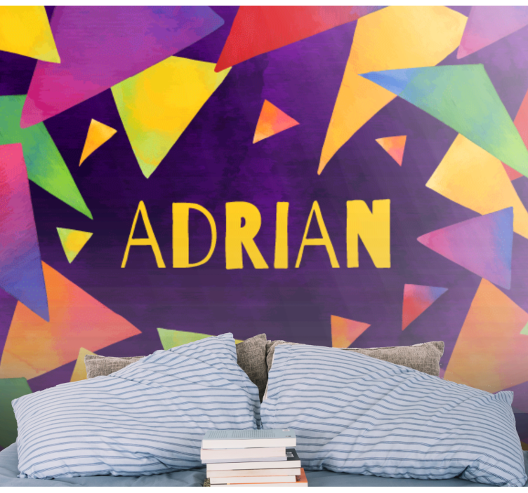 Anpassade geometriska former Fototapeter Barnens - Tenstickers