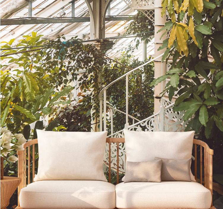 "cottagecore" botanisk natur tapet - Tenstickers