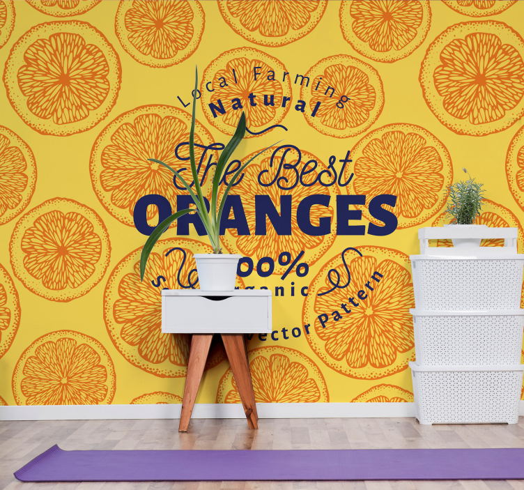 De bästa apelsinerna naturliga odlingarna Fototapeter djur - Tenstickers