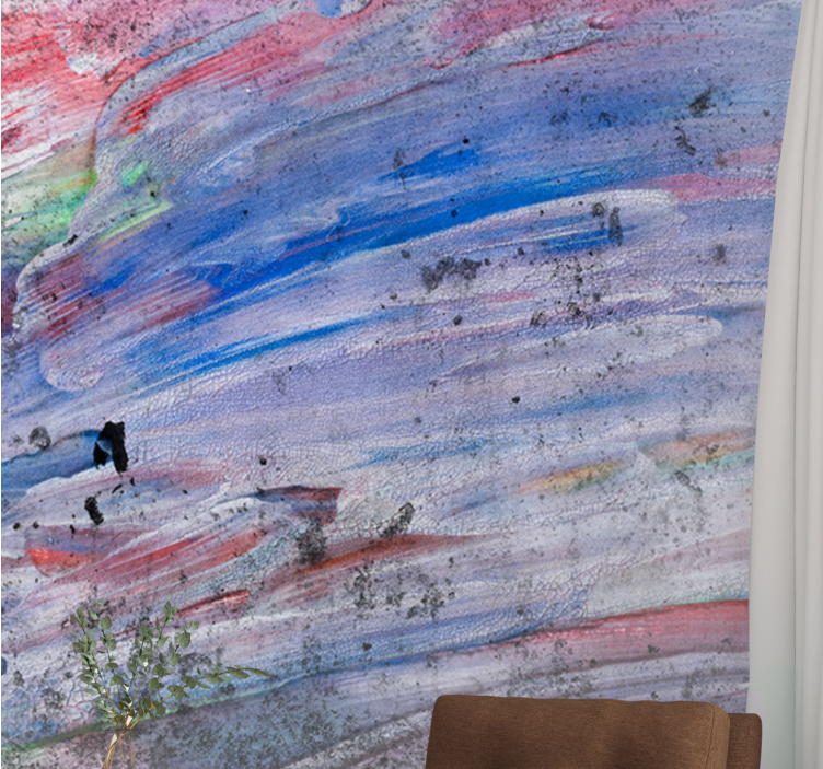 Dynamiska färgvirvlar Fototapeter abstrakt - Tenstickers