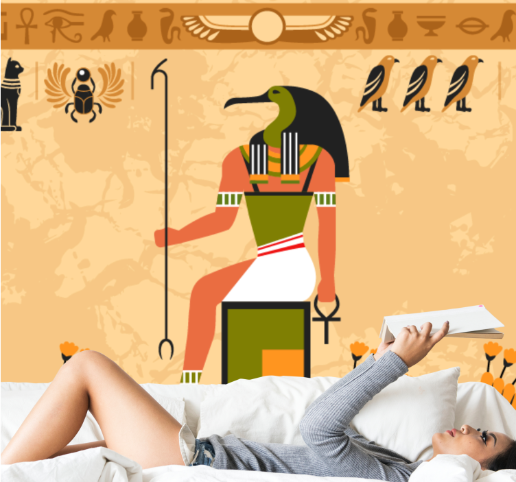 'egyptisk' mångud modern tapet - Tenstickers