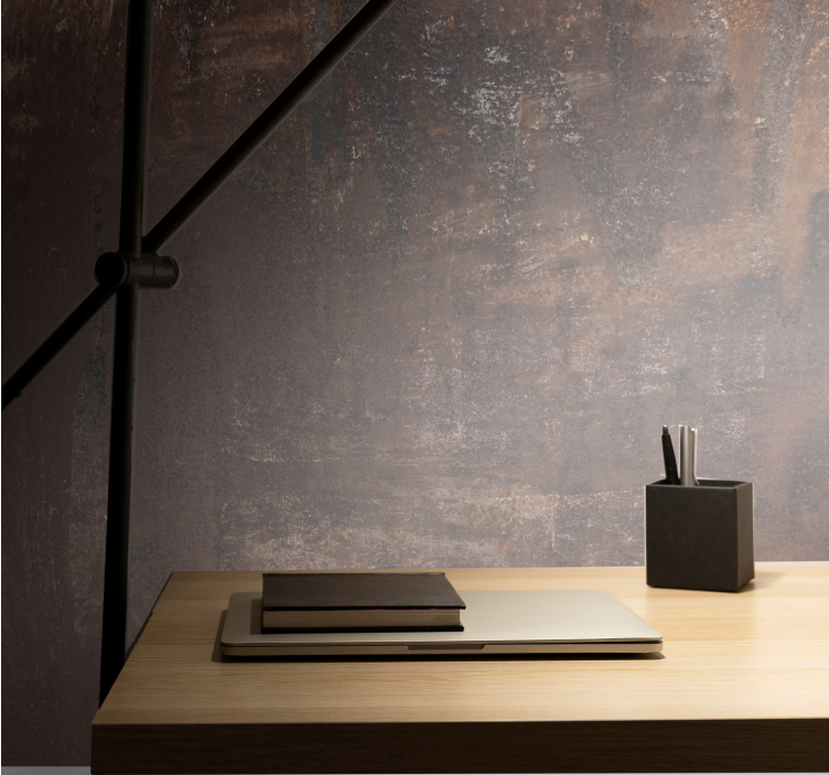 Fina repor brun marmor tapet - Tenstickers