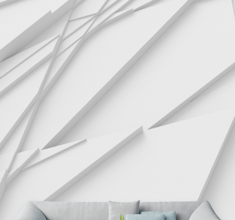 Fototapeter abstrakt geometriska lager mönster - Tenstickers