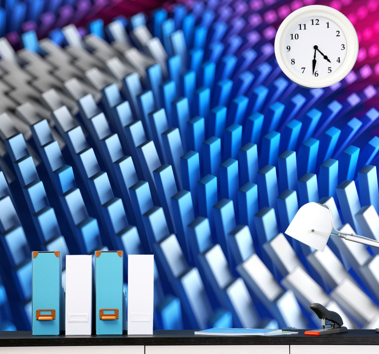 Fototapeter abstrakt texturerade geometriska vågor - Tenstickers