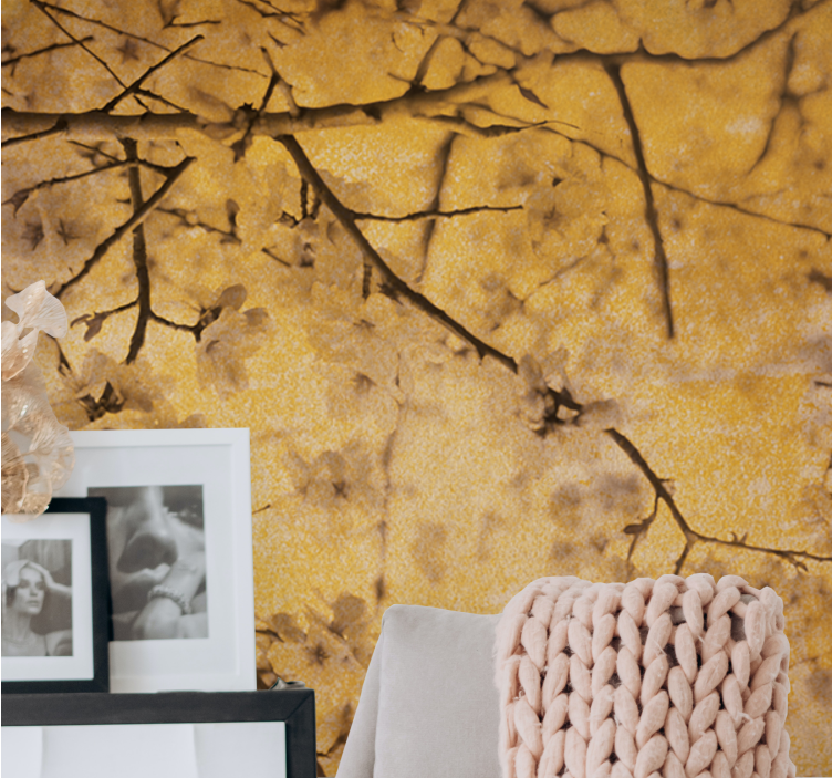 Fototapeter blommor körsbärsblommor kvistar - Tenstickers