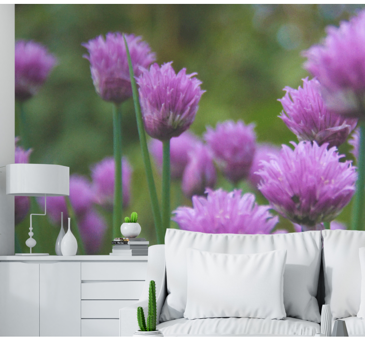 Fototapeter blommor kungsängslilja kluster - Tenstickers