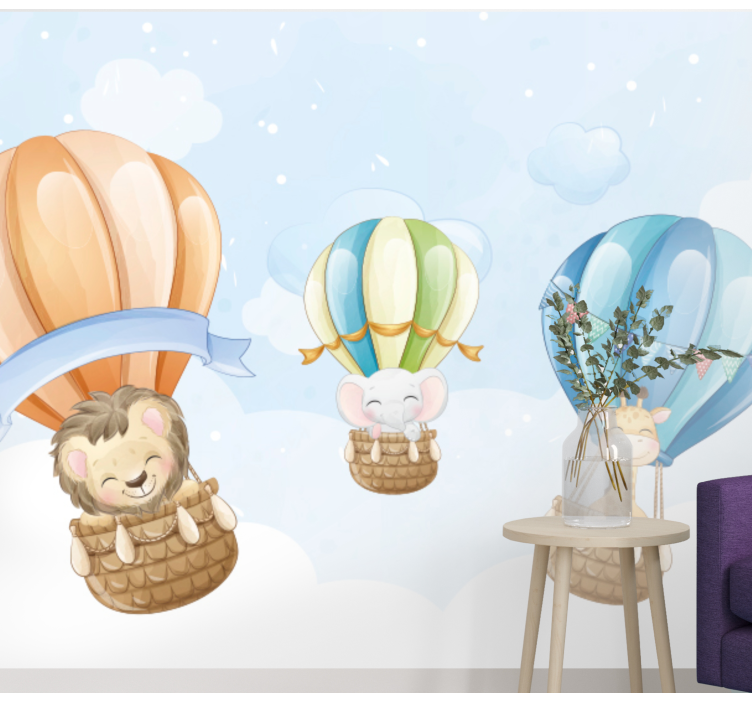 Fototapeter djur luftskepp - Tenstickers