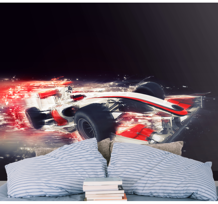 Fototapeter fordon racingbil rörelse - Tenstickers