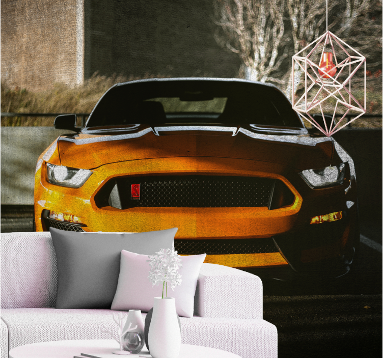 Fototapeter fordon snygg muscle car - Tenstickers