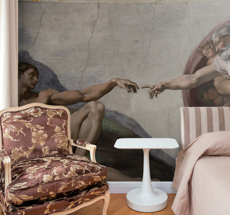 Fototapeter klassisk konst skapande scen - Tenstickers