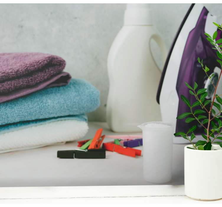 Fototapeter kök tvättstugeinredning - Tenstickers