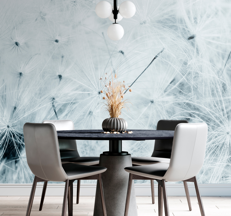 Fototapeter maskros fina maskrosfrön - Tenstickers