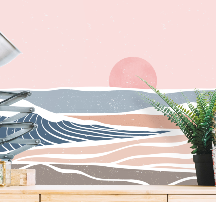 Fototapeter natur fridfull kustscen - Tenstickers