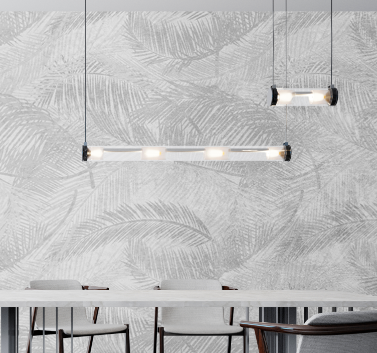 Fototapeter natur stiliga bladmönster - Tenstickers