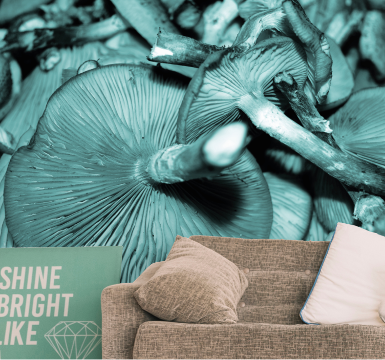 Fototapeter natur svampklase - Tenstickers