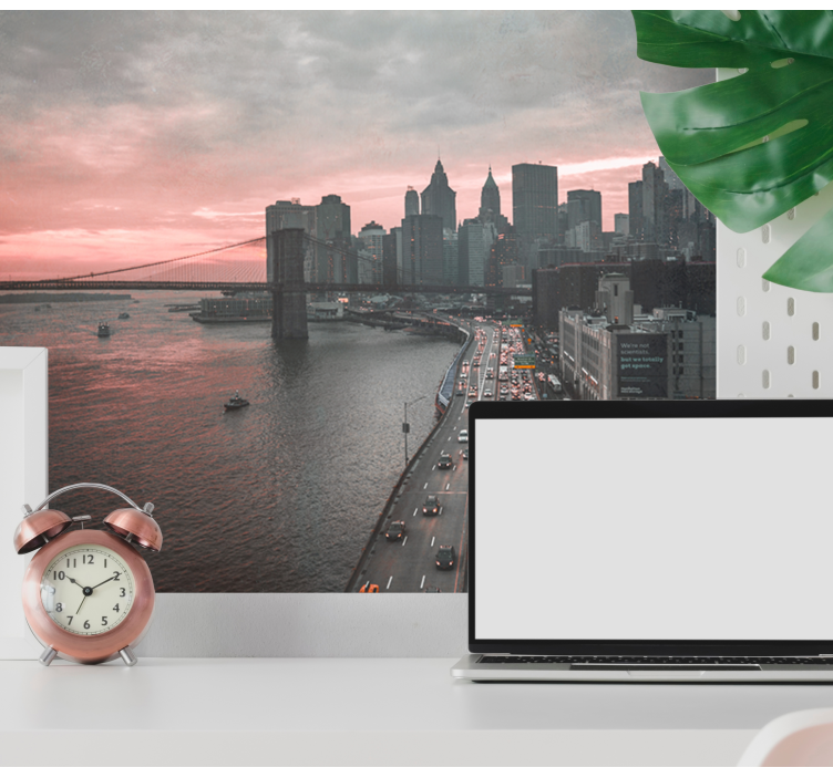 Fototapeter new york urban manhattan skyline - Tenstickers