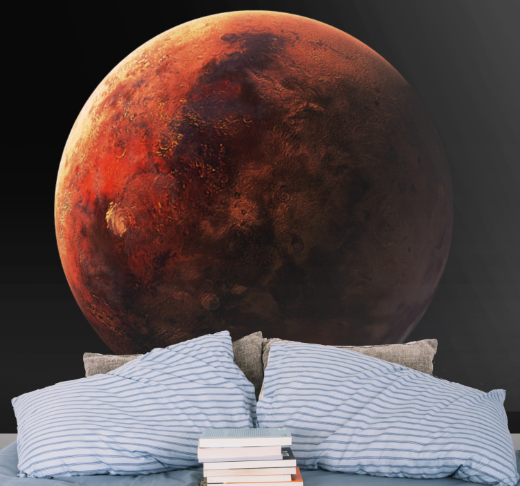 Fototapeter rymden mars planetytan - Tenstickers