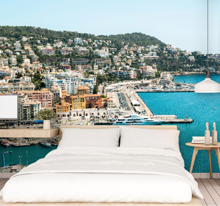 Fototapeter städer och länder kuststadsvy - Tenstickers