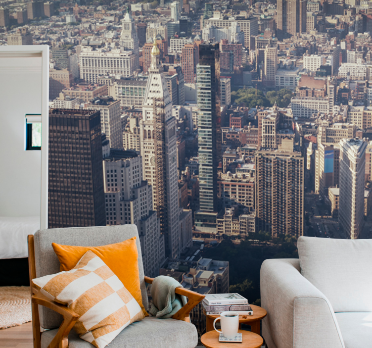 Fototapeter städer och länder urban utsikt - Tenstickers