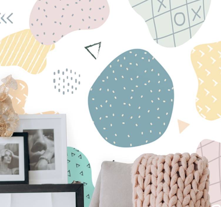 Fototapeter textur och mönster abstrakta mönsterformer - Tenstickers