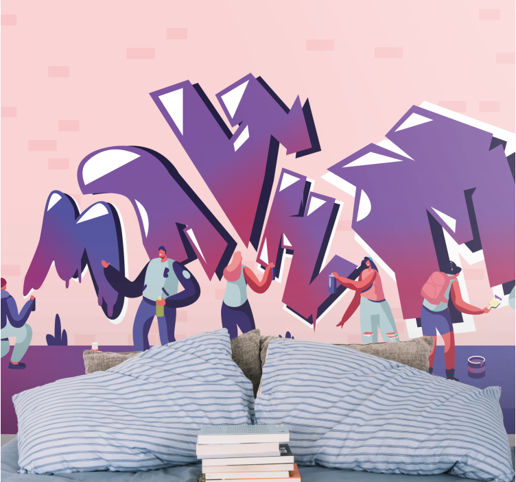 Fototapeter urban konst kreativ urban uttryck kunst - Tenstickers