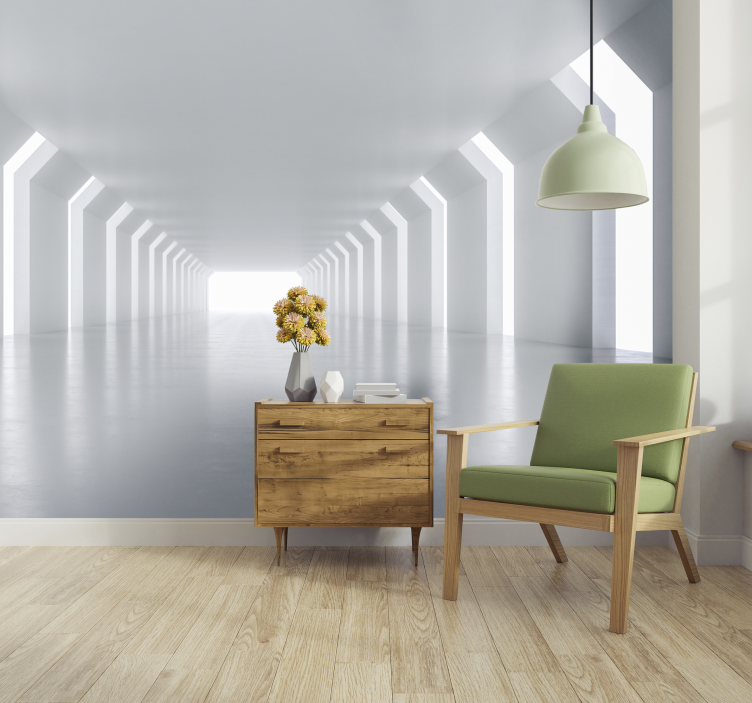 I den ljusa 3d fototapeten - Tenstickers