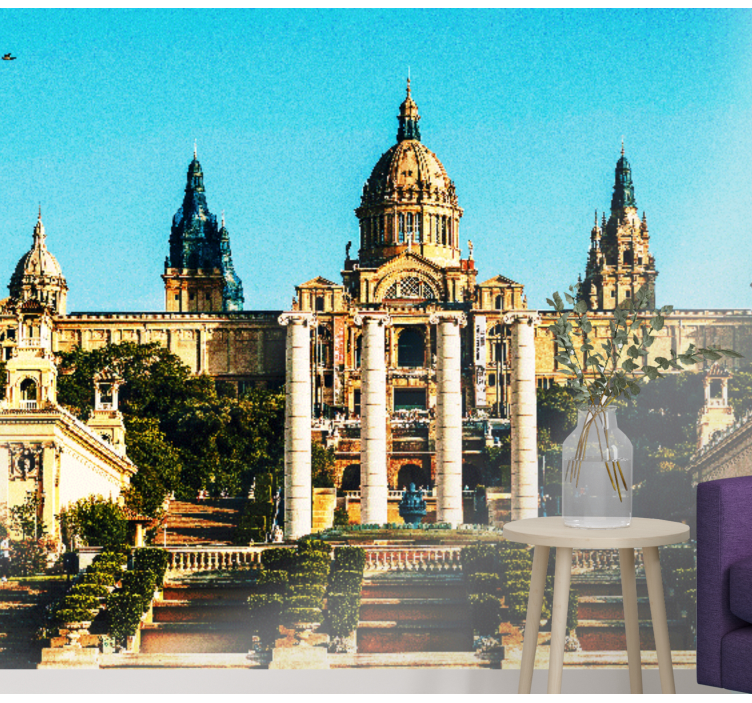 Katalanska nationalmuseet Fototapeter Barcelona - Tenstickers