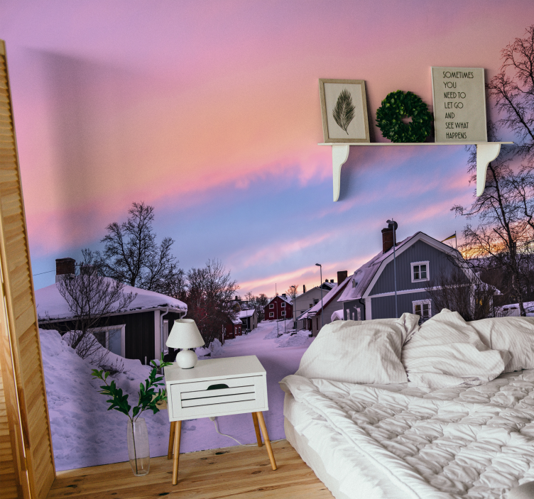 Kiruna landskap fototapeta - Tenstickers