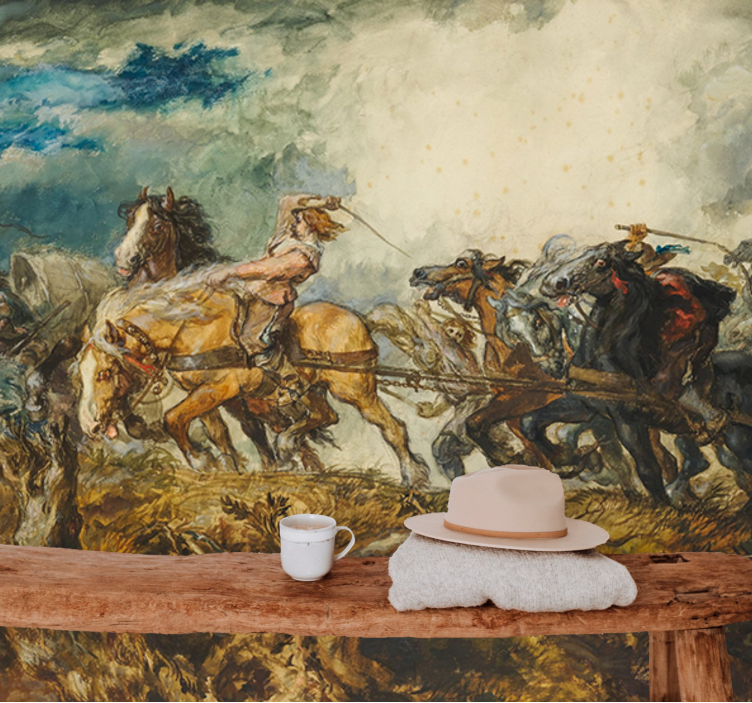 Klassisk konstmålning design konst tapet - Tenstickers