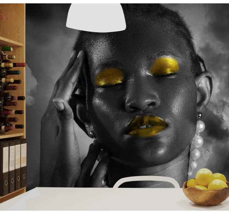 Slående skönhetsporträtt Fototapeter Personer - Tenstickers