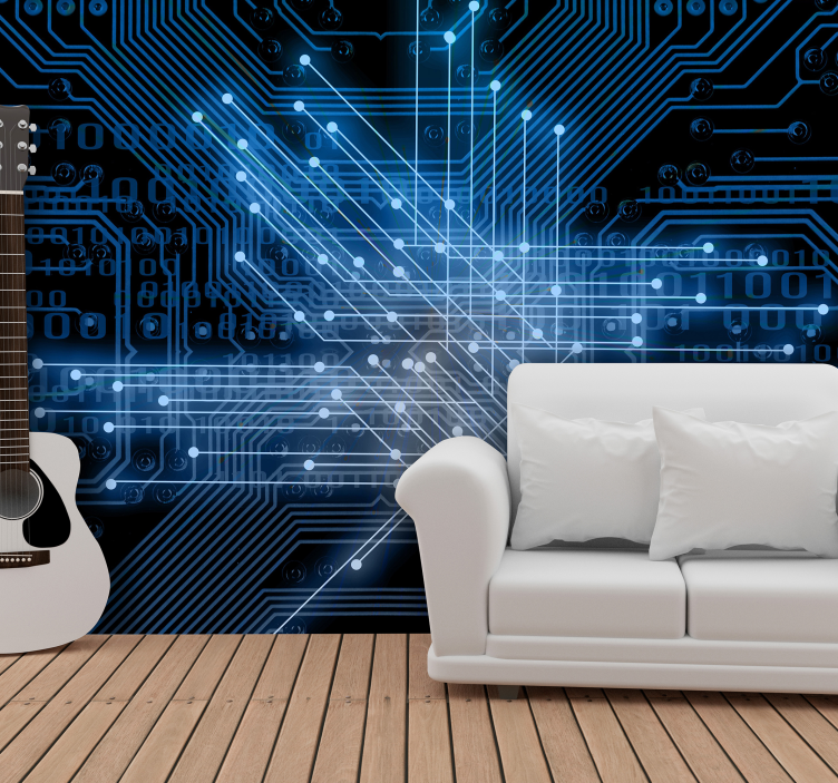 Sovrum fototapeter samtrafik - Tenstickers