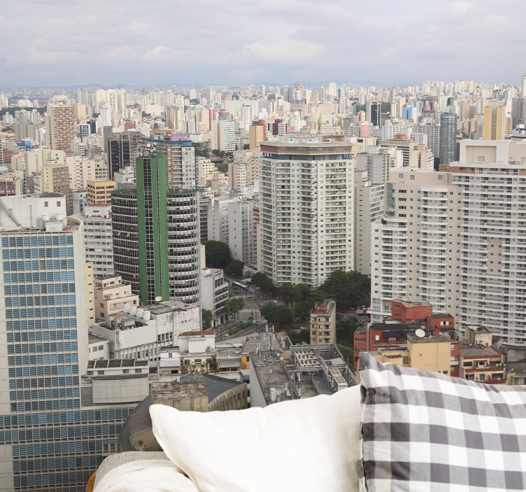 Stadsbildsperspektiv Fototapeter Städer och länder - Tenstickers