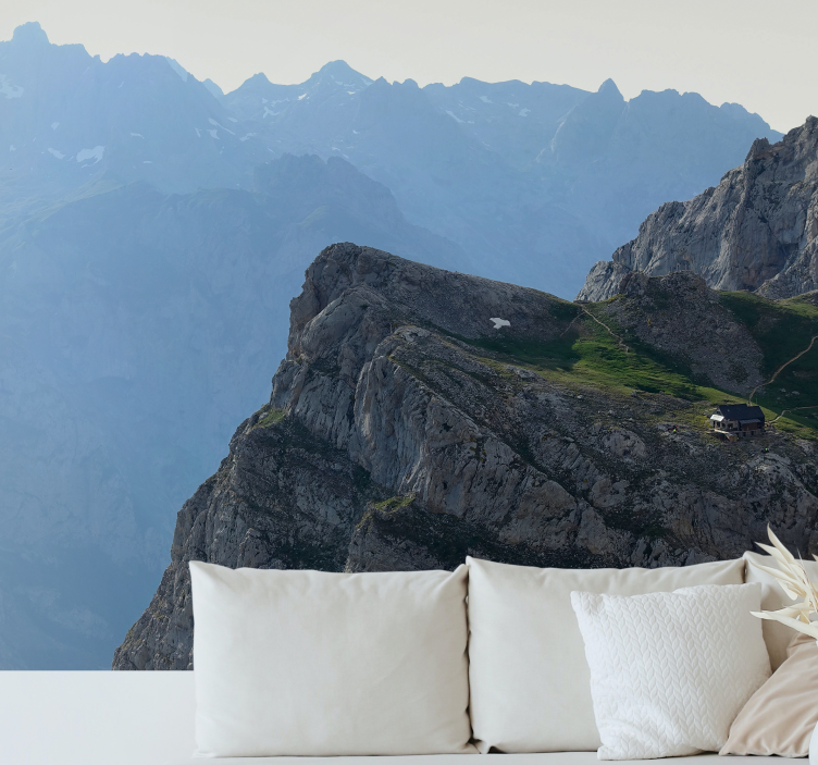 Storslagen bergsutsikt Fototapeter Fjäll - Tenstickers